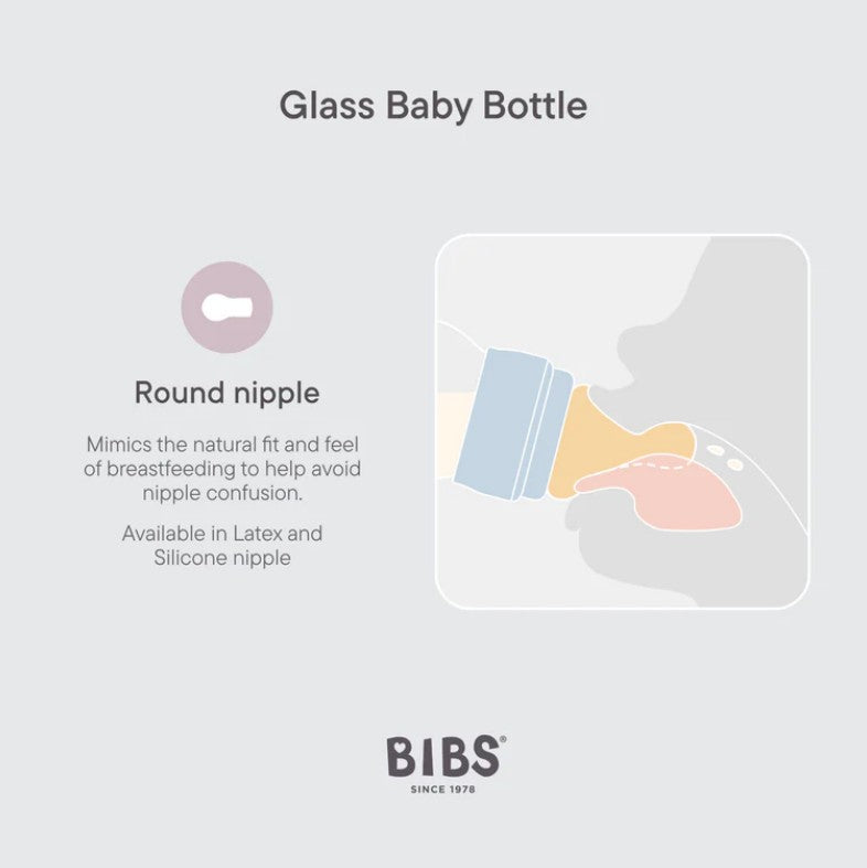 "BIBS" - Bottle Replacement Nipples (2pk) - Silicone