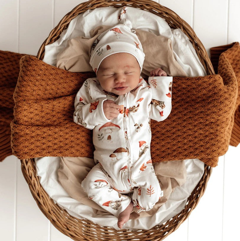 "Snuggle Hunny" - Convertible Snugglesuit - Gnomes