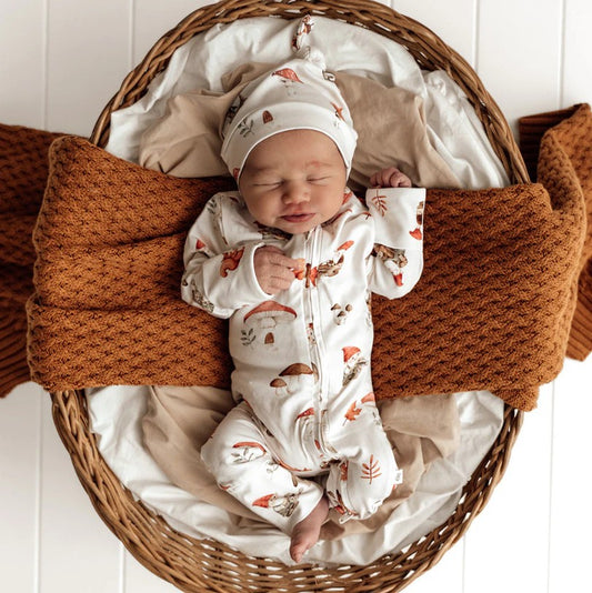 "Snuggle Hunny" - Convertible Snugglesuit - Gnomes