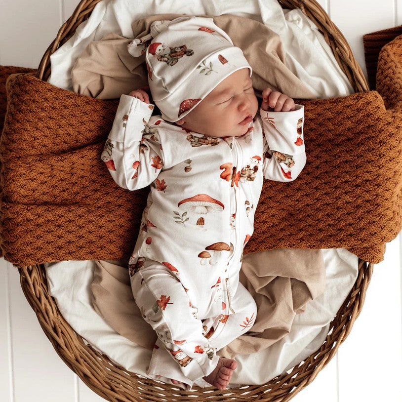 "Snuggle Hunny" - Convertible Snugglesuit - Gnomes