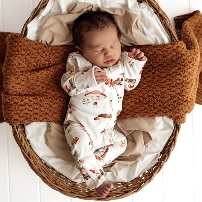 "Snuggle Hunny" - Convertible Snugglesuit - Gnomes