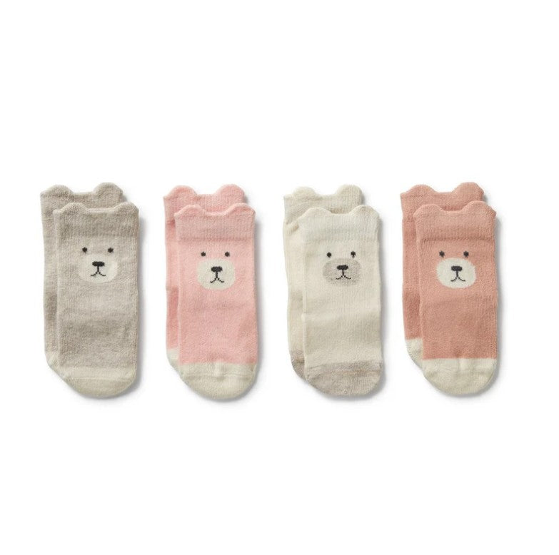 "Wilson & Frenchy" - 4 Pack Organic Baby Socks