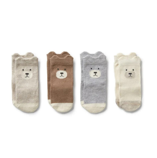 "Wilson & Frenchy" - 4 Pack Organic Baby Socks