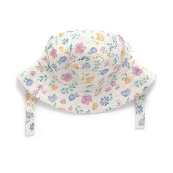 "Purebaby" -Sofia Reversible Bucket Hat