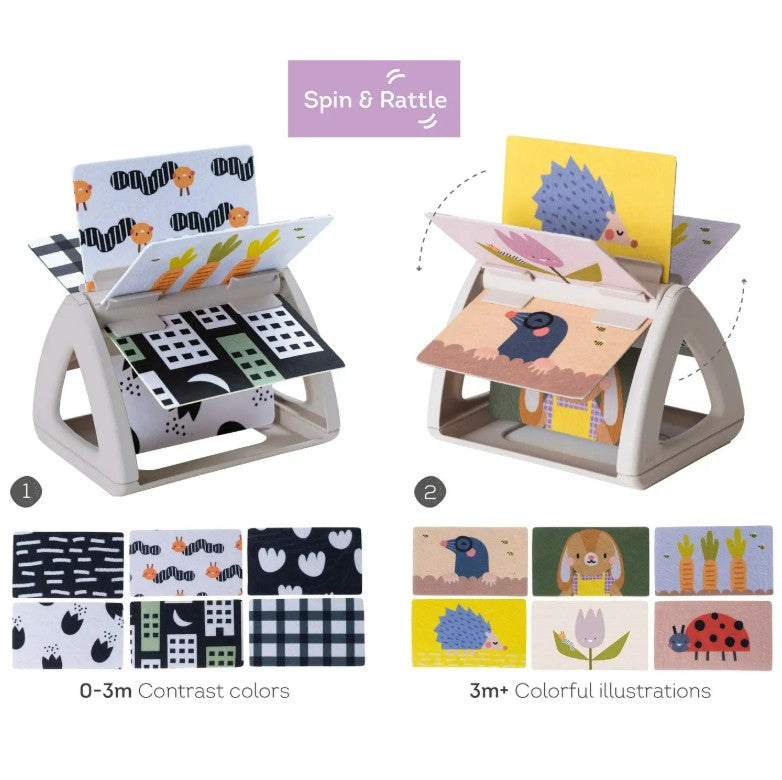 Children's educational toy with different design options for age groups.