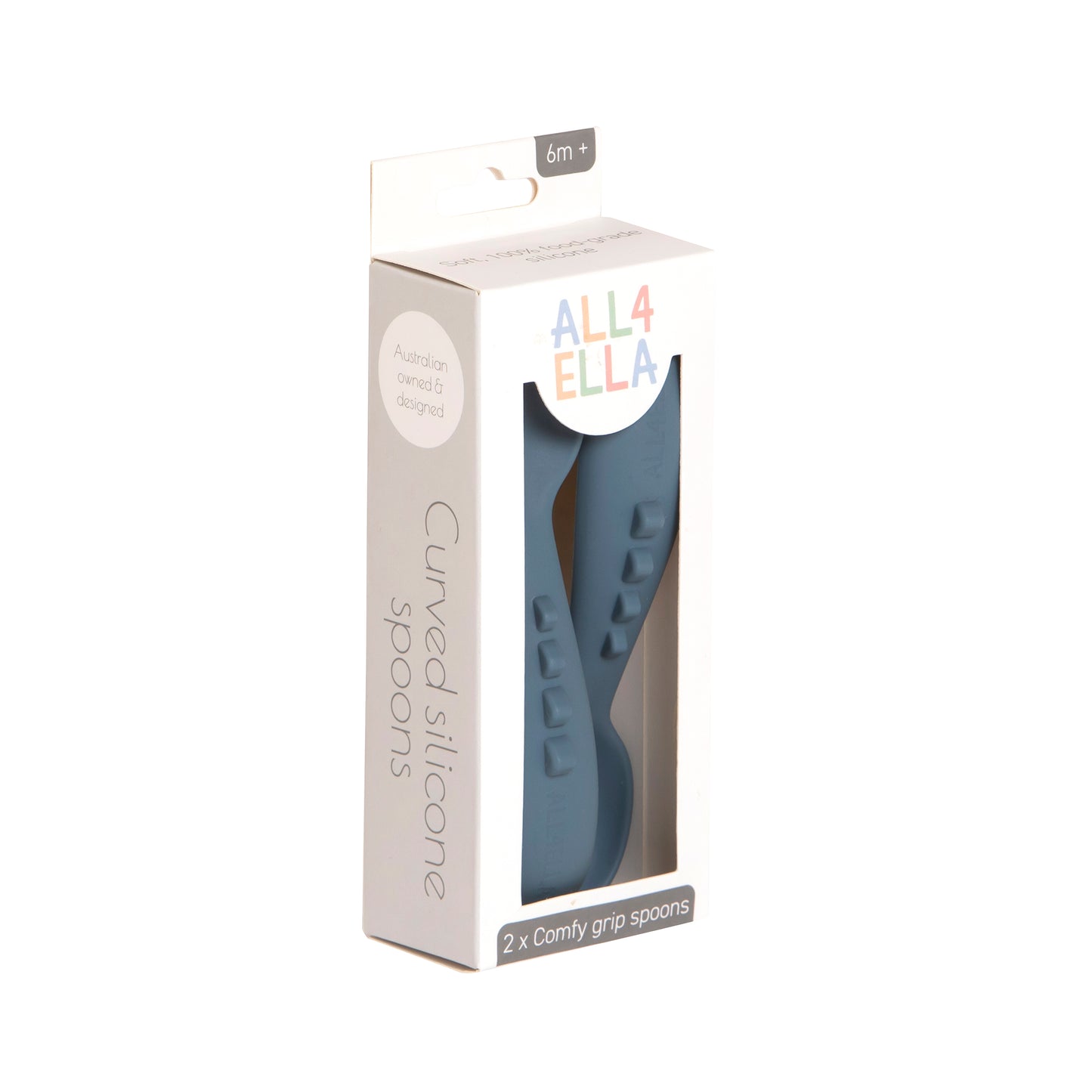 "All4Ella" - Silicone Comfy Grip Spoons