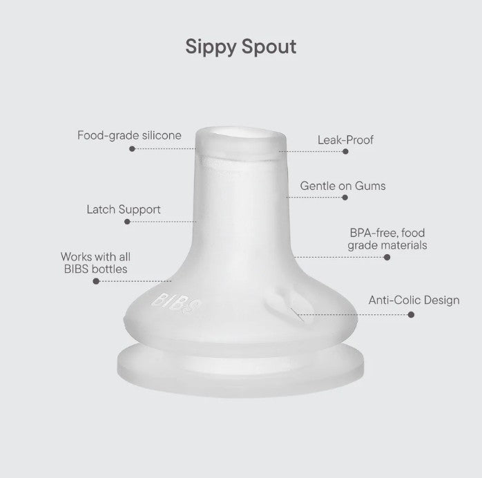 "BIBS" - Sippy Bottle Spout Replacement - 2 Pack