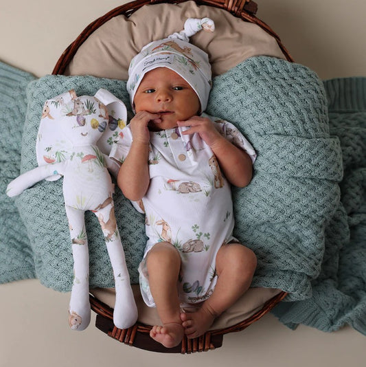 "Easter 2026" - Snuggle Hunny - Short Sleeve Bodysuit - Bunnies