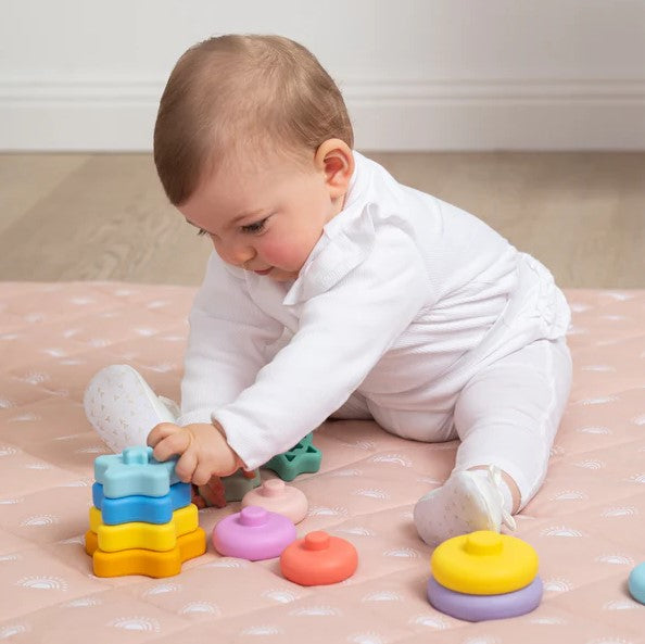 "Playground" - Silicone Stacking Tower - Sorbet Star