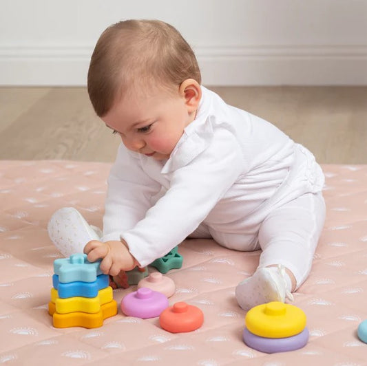 "Playground" - Silicone Stacking Tower - Sorbet Star