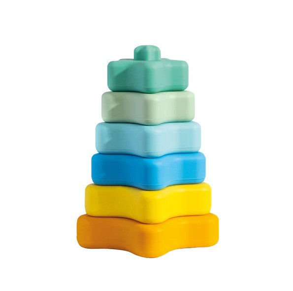 "Playground" - Silicone Stacking Tower - Sorbet Star