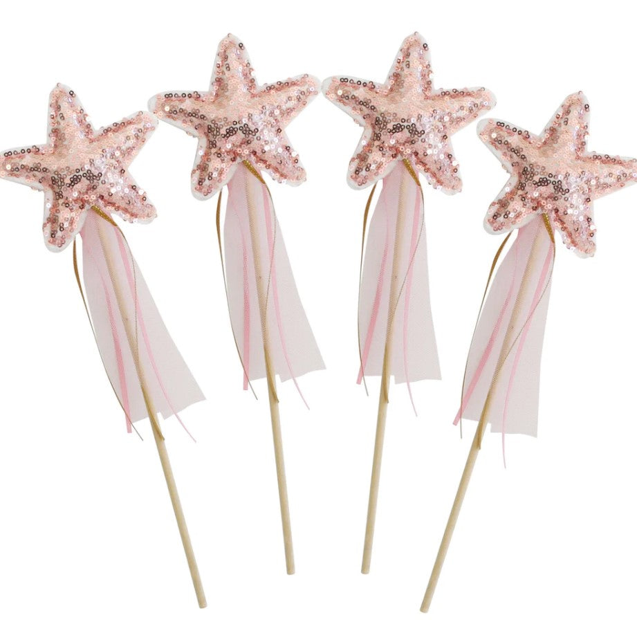 "Alimrose" - Sequin Star Wands