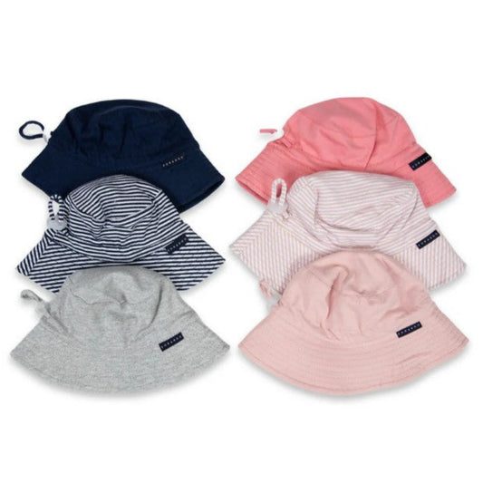 "Korango" - Cotton Sun Hat - Striped