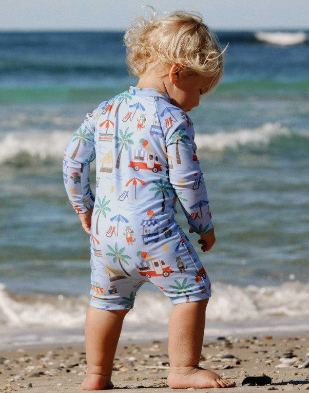 "Purebaby" - Swim Sunsuit - Cancun Print