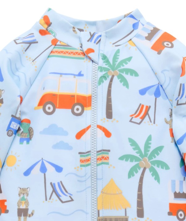 "Purebaby" - Swim Sunsuit - Cancun Print