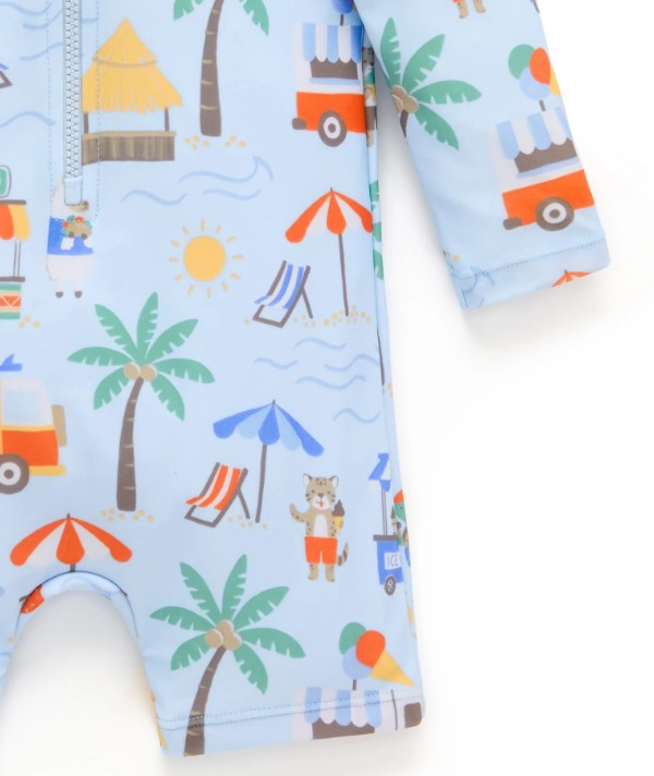 "Purebaby" - Swim Sunsuit - Cancun Print