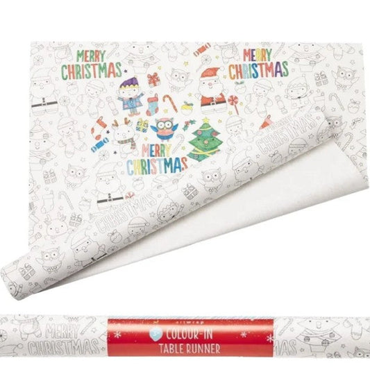 "Christmas" - Colour-In Table Runner