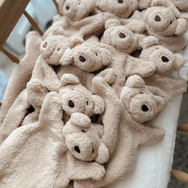 "Pop Ya Tot” - Teddy Comfort Toy - Biscuit