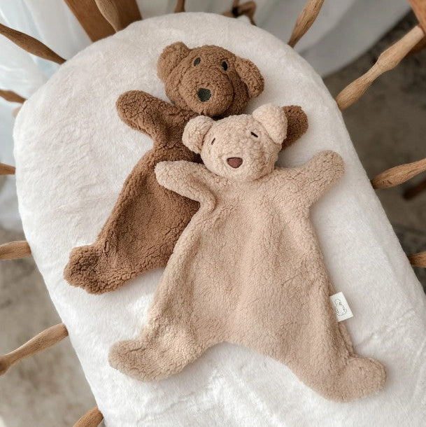 "Pop Ya Tot” - Teddy Comfort Toy - Biscuit