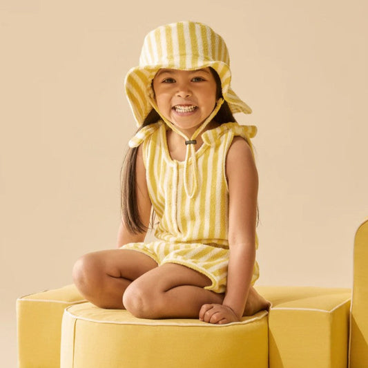 "Wilson & Frenchy" - Organic Terry Playsuit - Honey Wave