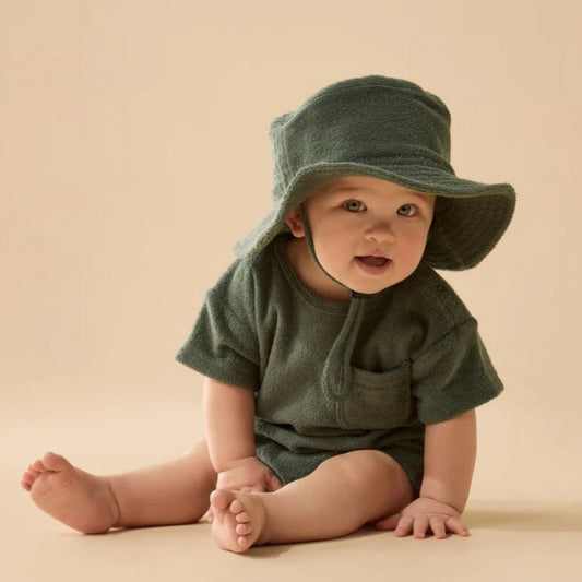 "Wilson & Frenchy" - Terry Sun Hat - Moss