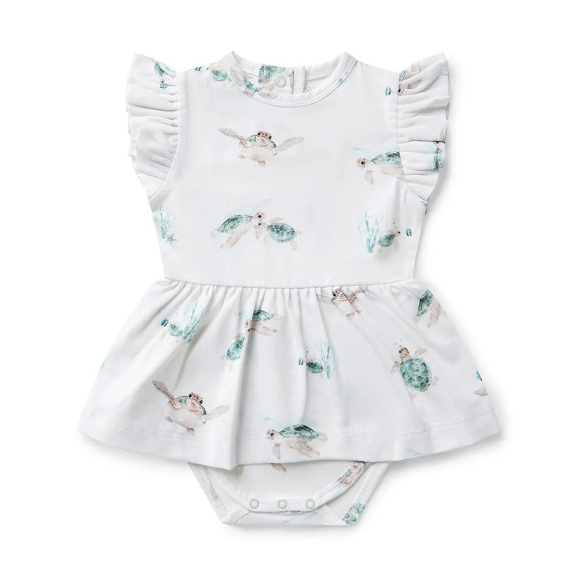 "Snuggle Hunny" - Dress - Turtle