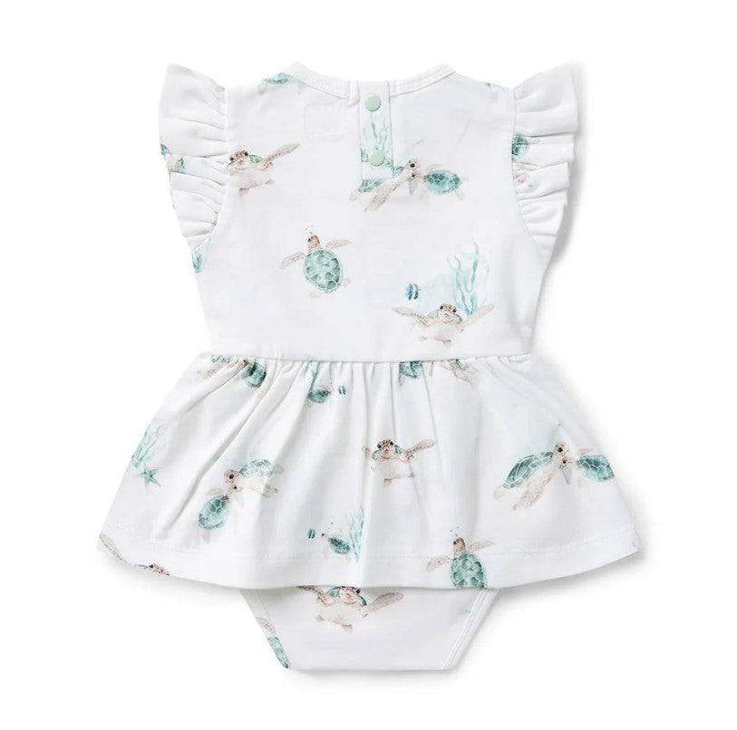 "Snuggle Hunny" - Dress - Turtle