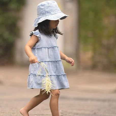 "Toshi" - Tiered Dress - Indiana