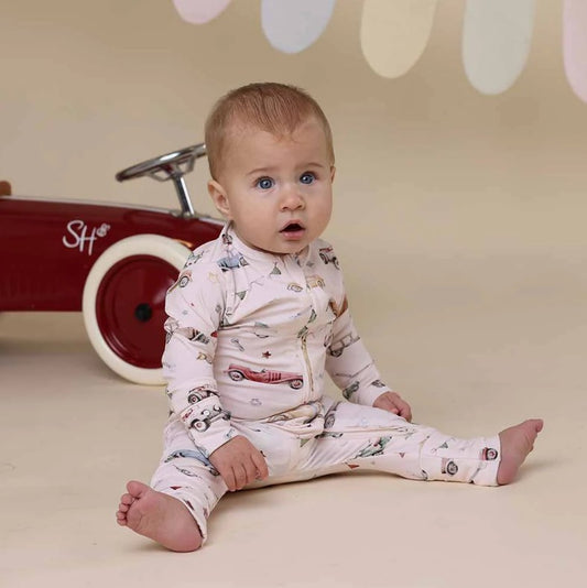 "Snuggle Hunny" - Convertible Snugglesuit - Vintage Cars