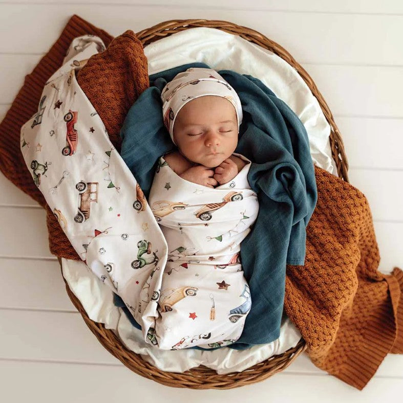 "Snuggle Hunny" - Baby Jersey Wrap Sets