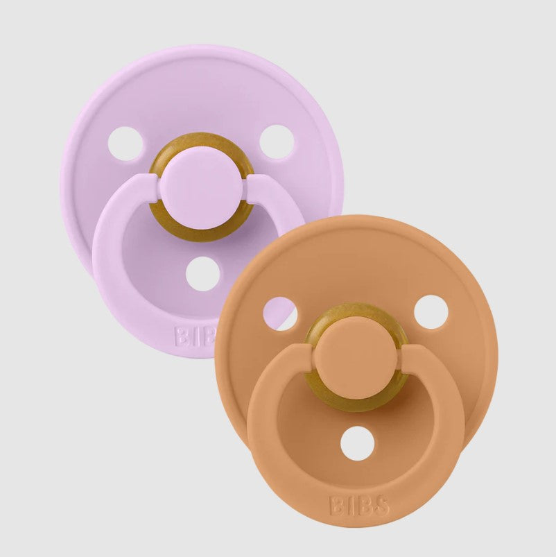 "BIBS" - Colour (Round) Range Pacifiers - Size 1