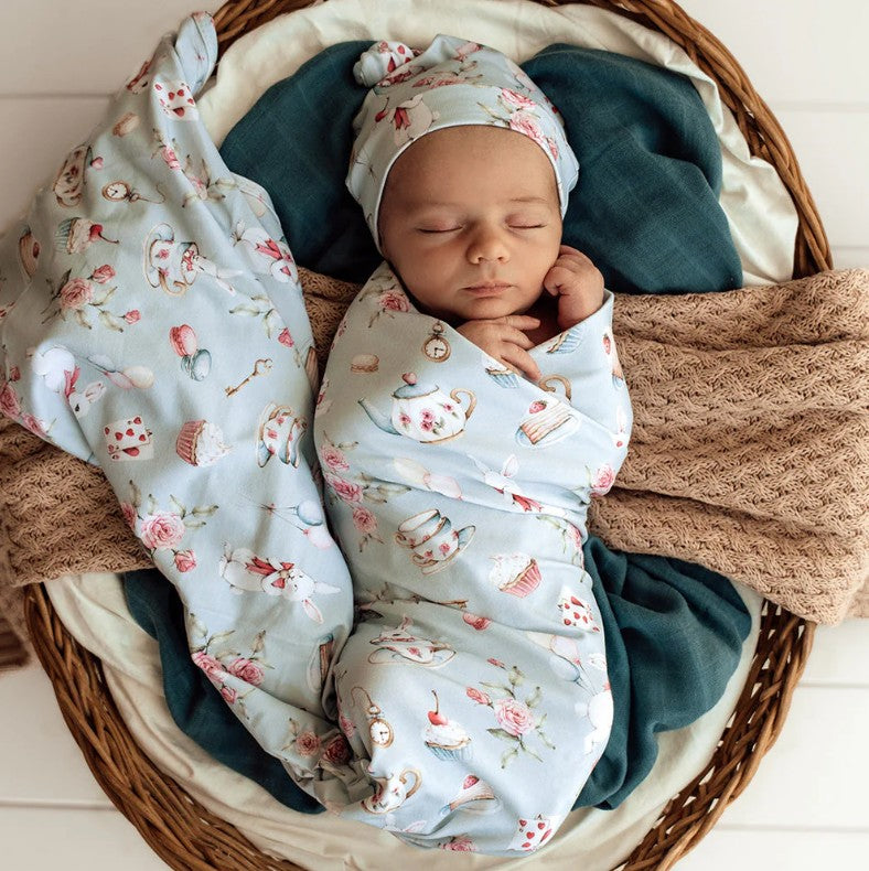 "Snuggle Hunny" - Baby Jersey Wrap Sets