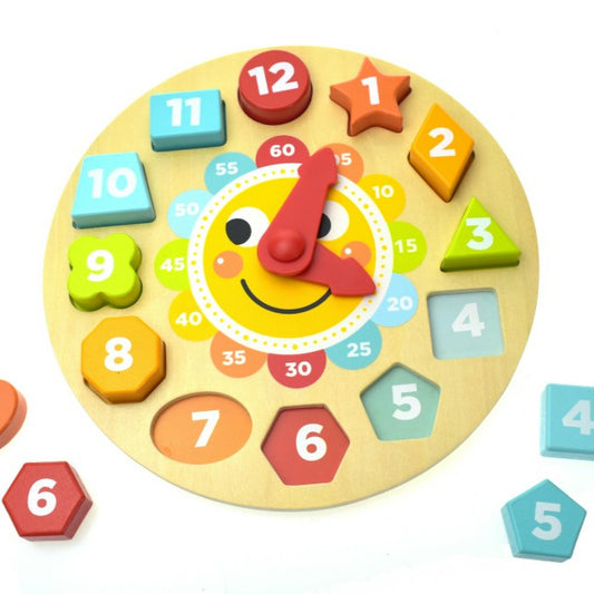 "Tooky Toys" - Wooden Clock Puzzle