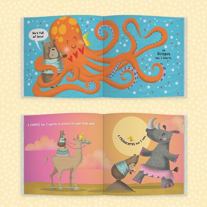 "Wow! You're 3 Gift Book" - by Lucy Tapper