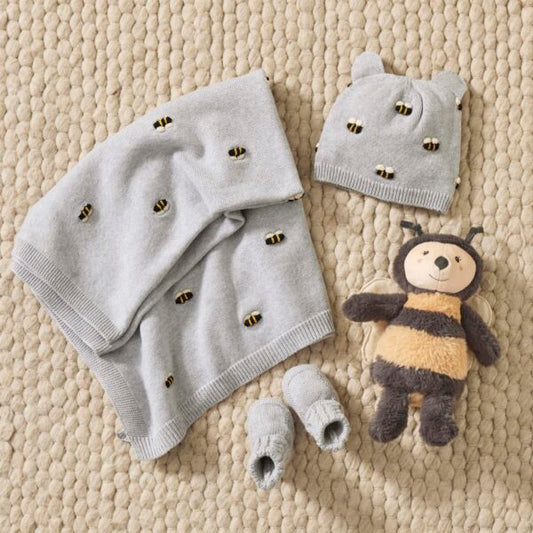 "Jiggle & Giggle" -  Honey Bee Baby Blanket