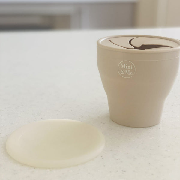 "Mini & Me" - Collapsible Snack Cup with Lid