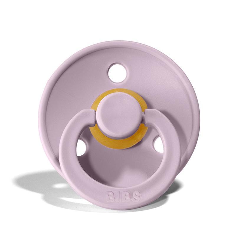 "BIBS" - Colour (Round) Range Pacifiers - Size 2