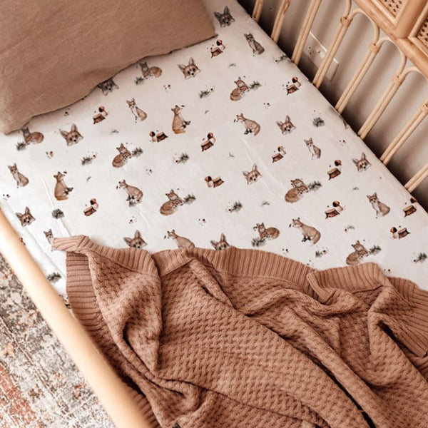 "Snuggle Hunny Kids" - Fitted Cot Sheets