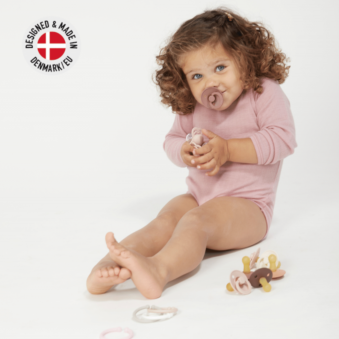 "BIBS" - Colour (Round) Range Pacifiers - Size 2