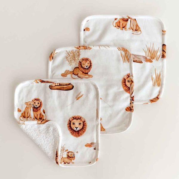 "Snuggle Hunny Kids" - Organic Wash Cloths - 3 Pack