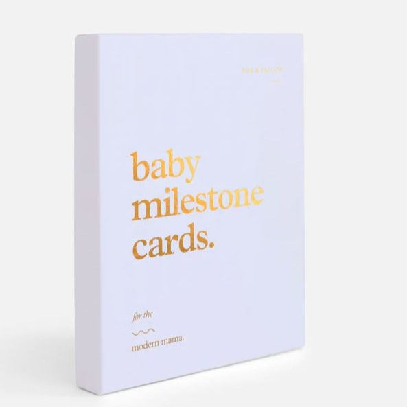 "Fox & Fallow" - Milestone Cards - Powder Blue