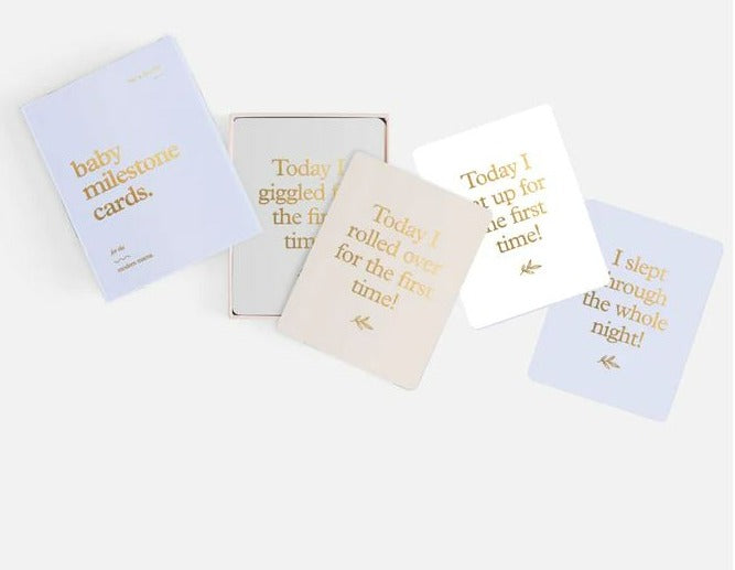 "Fox & Fallow" - Milestone Cards - Powder Blue