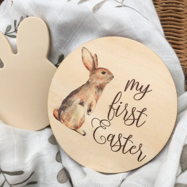 "Easter" - My First Easter Plaque (Standing Bunny)