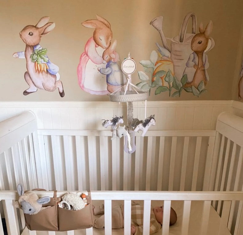 "Polka Prints" - Peter Rabbit Wall Decals