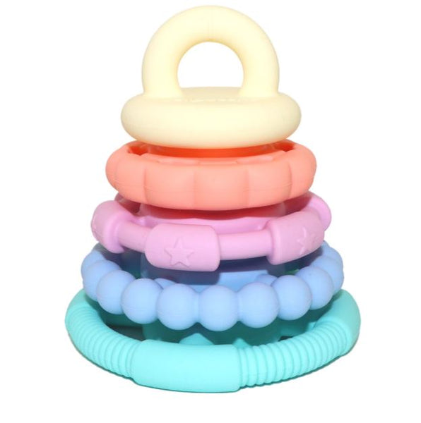 "Jellystone Designs" - Rainbow Stacker & Teething Toy