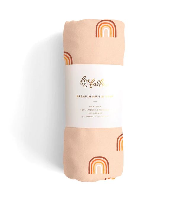 "Fox & Fallow" - Organic Muslin Swaddles