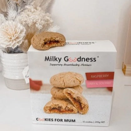 "Milky Goodness" - Lactation Cookies - Raspberry Flavour