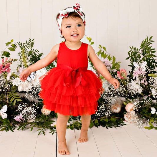"Christmas" - Designer Kidz My First Tutu - Red
