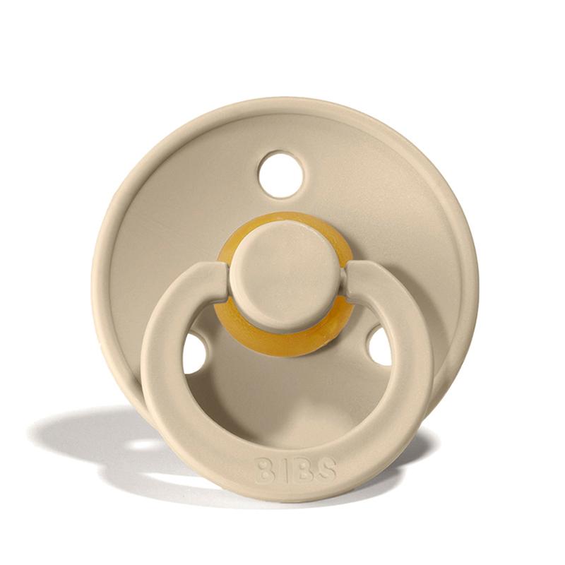 "BIBS" - Colour (Round) Range Pacifiers - Size 1
