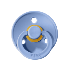 "BIBS" - Colour (Round) Range Pacifiers - Size 2
